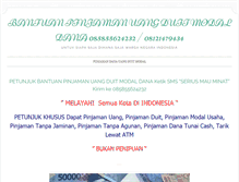 Tablet Screenshot of bantuanpinjaman.com